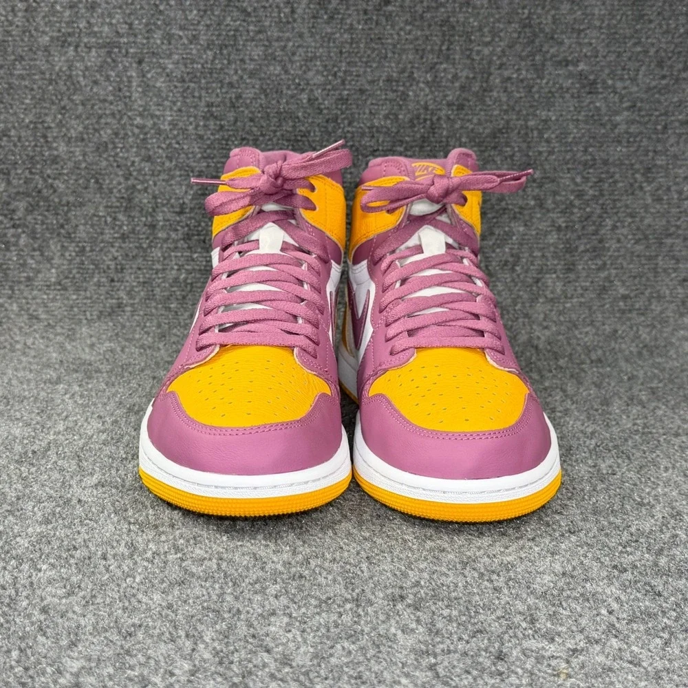 Jordan 1 Retro High OG Brotherhood Shoes Mens 11 University Gold Purple Athletic
